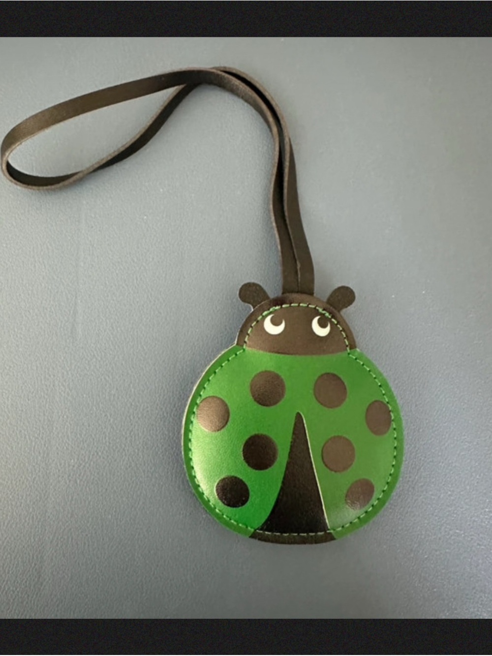 Green Ladybug Bag Charm